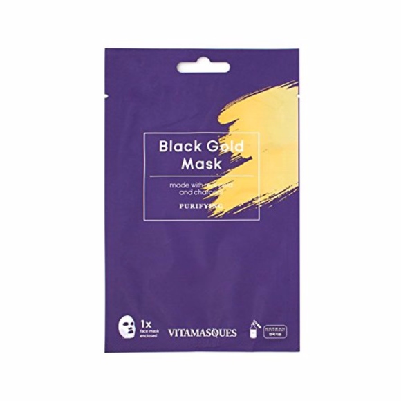 VITAMASQUES | Black Gold Sheet Mask (Pack of 5) - Picture 1 of 6